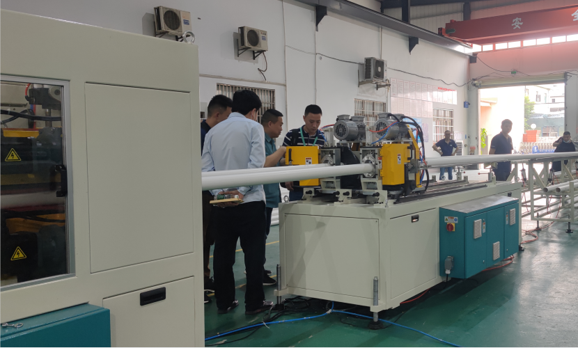 FLSP စီးရီး Counter-rotating Parallel Twin-screw Extruder-€” High-efficiency PVC Pipe Extrusion ထုတ်လုပ်မှုလိုင်း၏ရွေးချယ်မှု