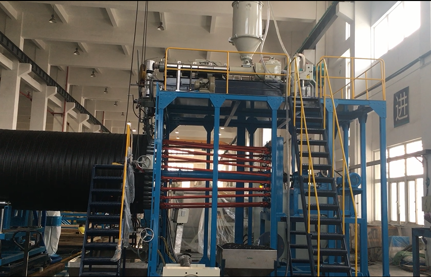 ကြီးမားသောအချင်း HDPE Winding Pipe ထုတ်လုပ်မှု